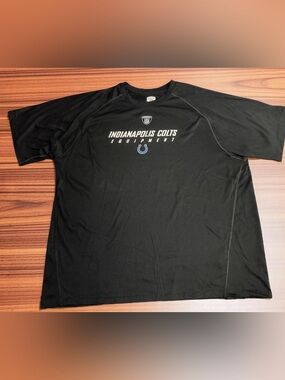 EUC Men’s 2XL Indianapolis Colts Reebok Equipment Black 
T-Shirt